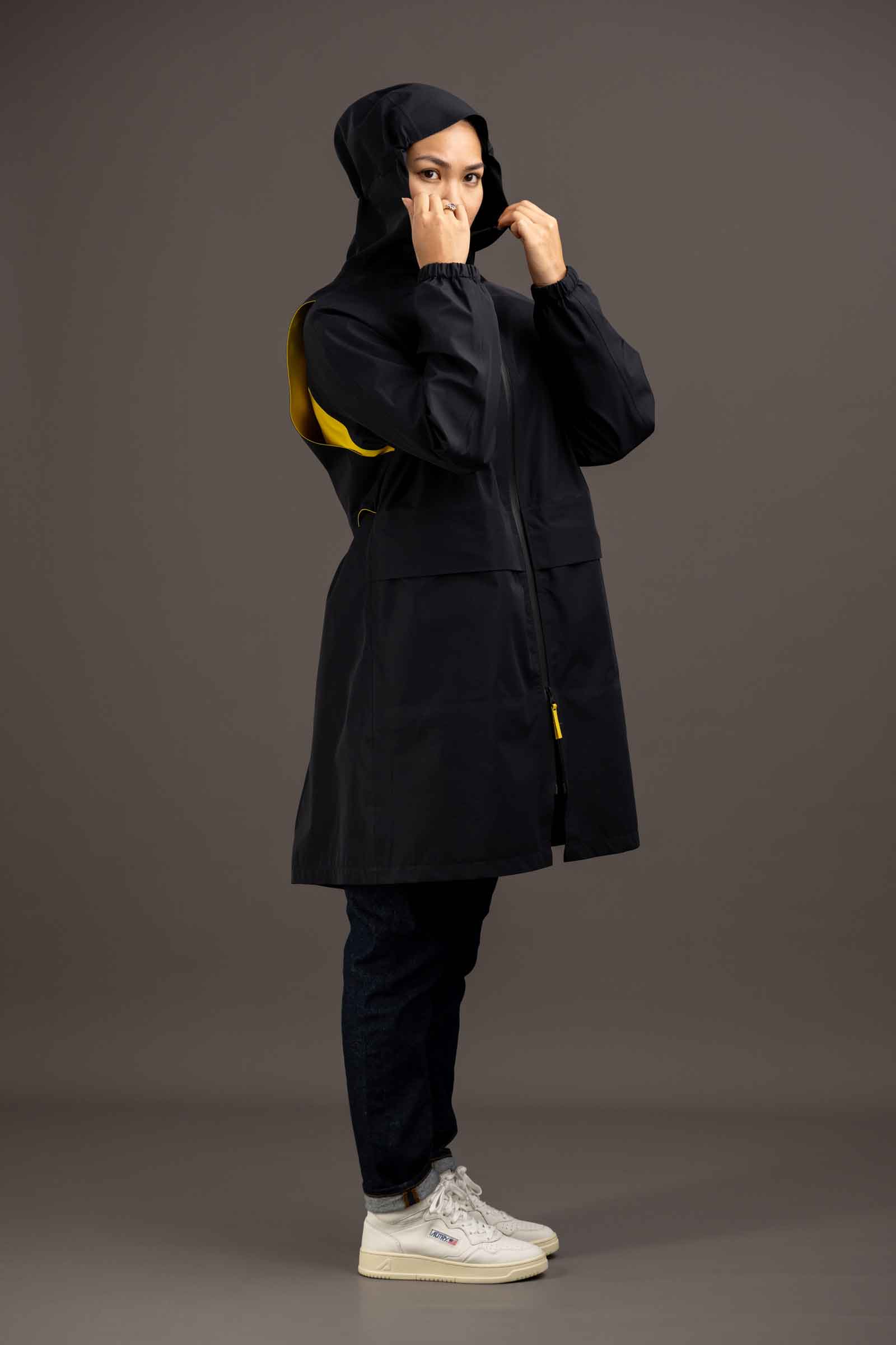 parka femme rekis bicolore velo