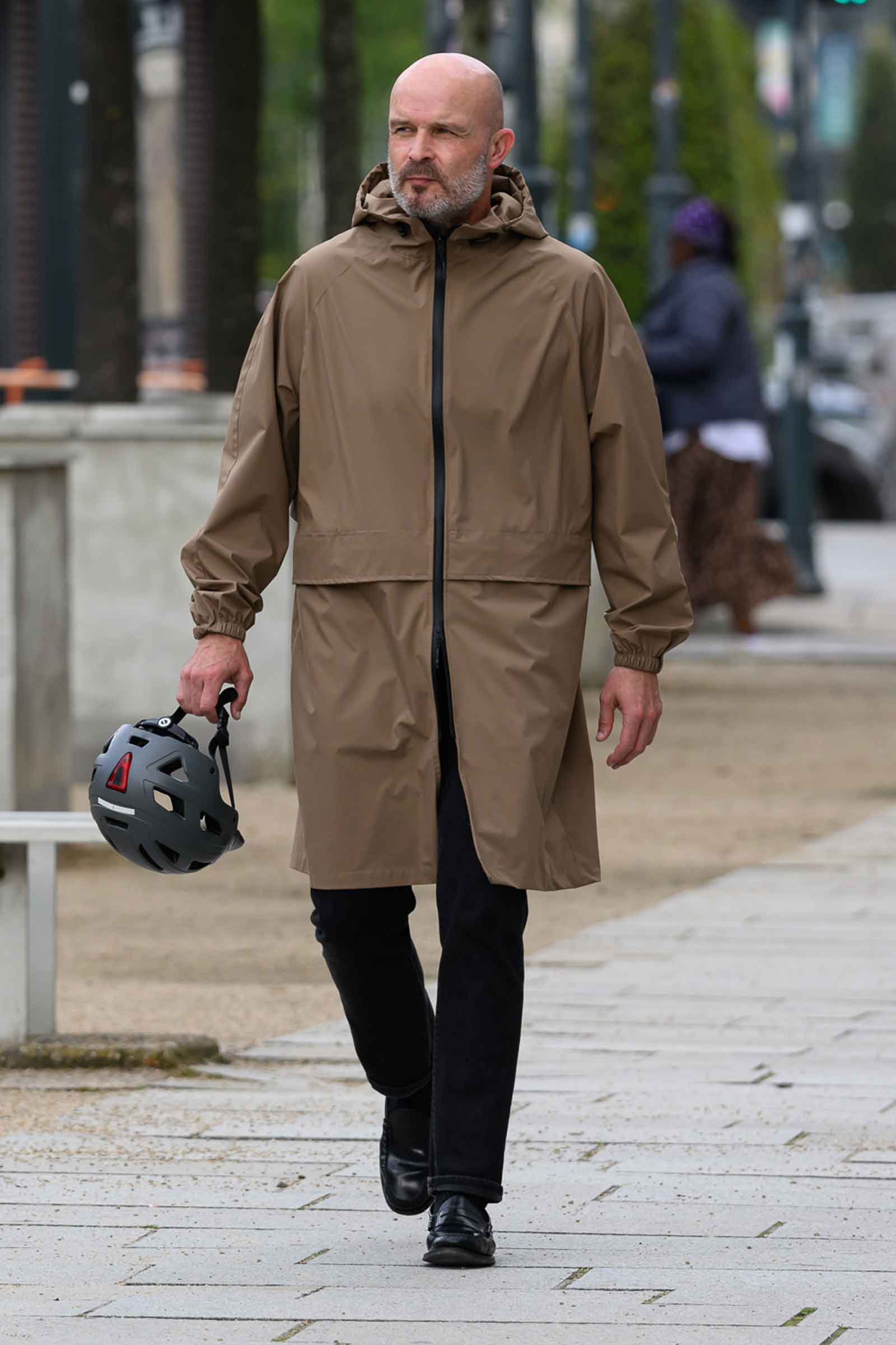 parka imperméable vélo camel rekis ville