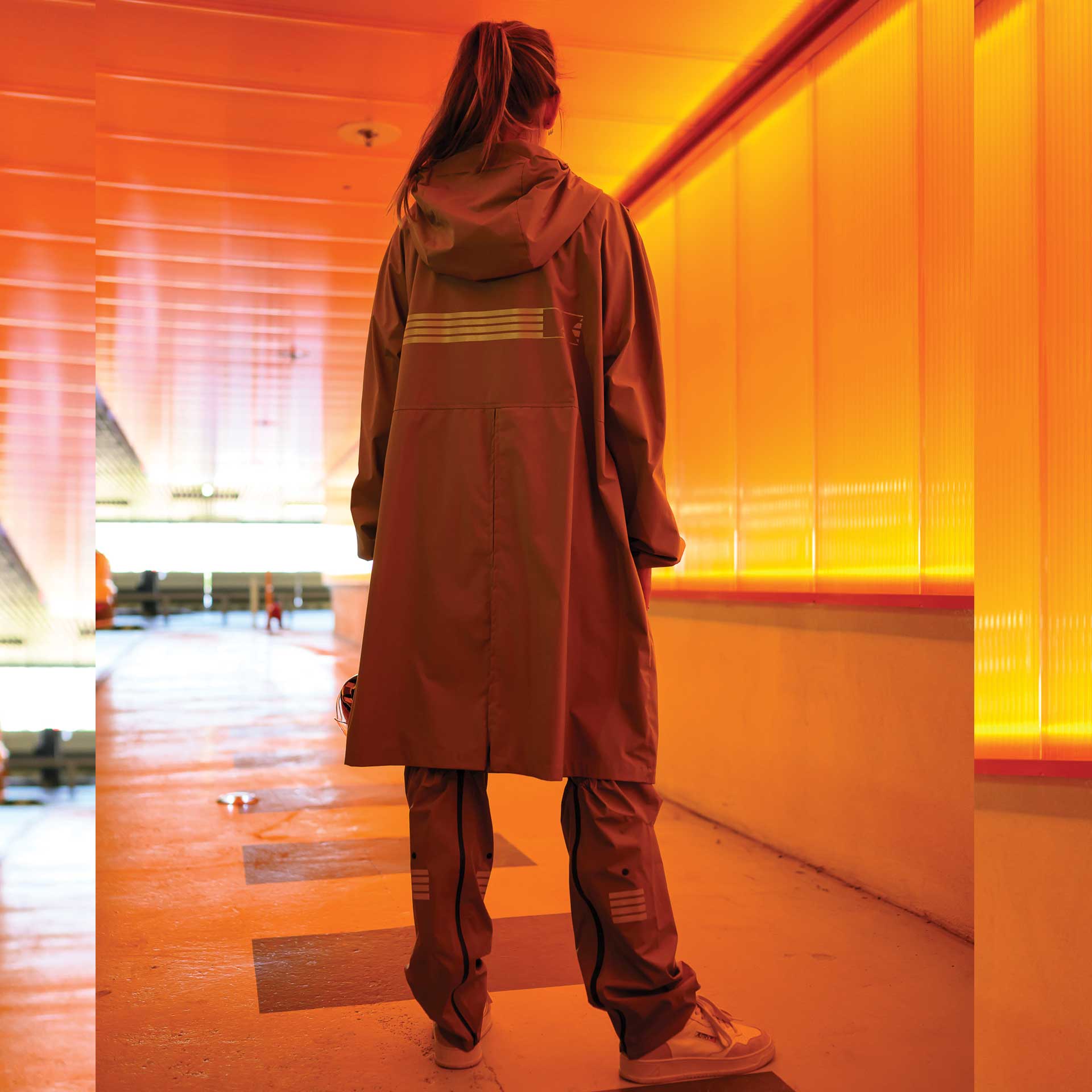parka techwear pour femmes rekis camel