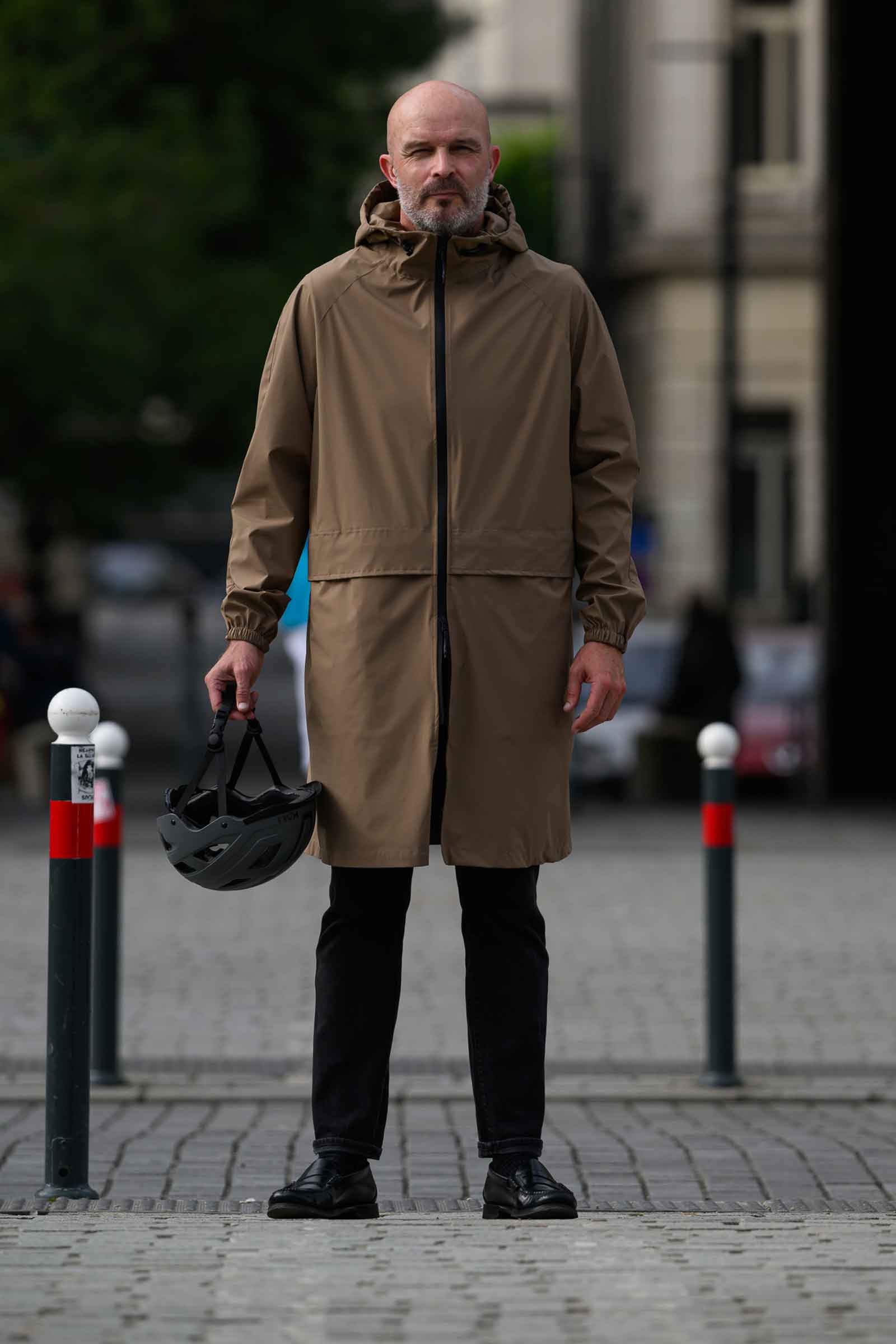 trench homme camel technique et innovant rekis vêtement vélo