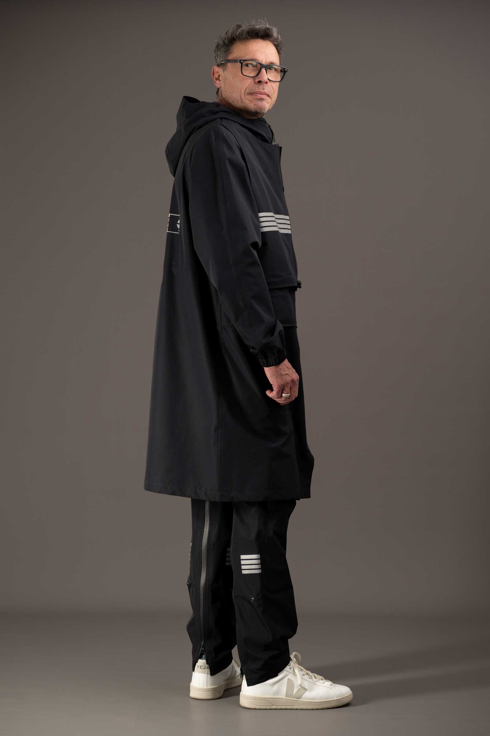 parka technique noir hommes rekis innovant vélo