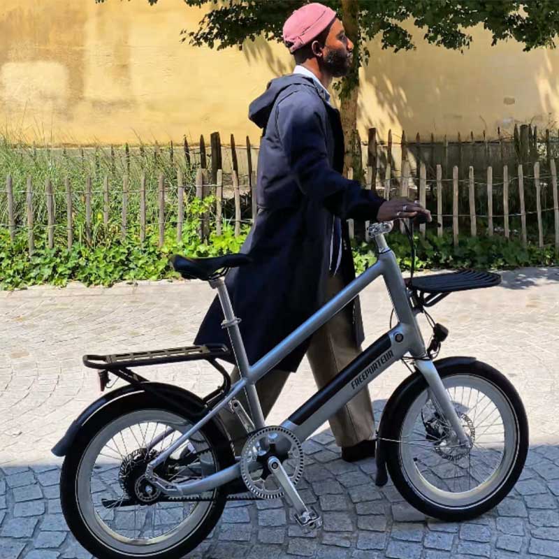 parka premium noir pour le vélo rekis