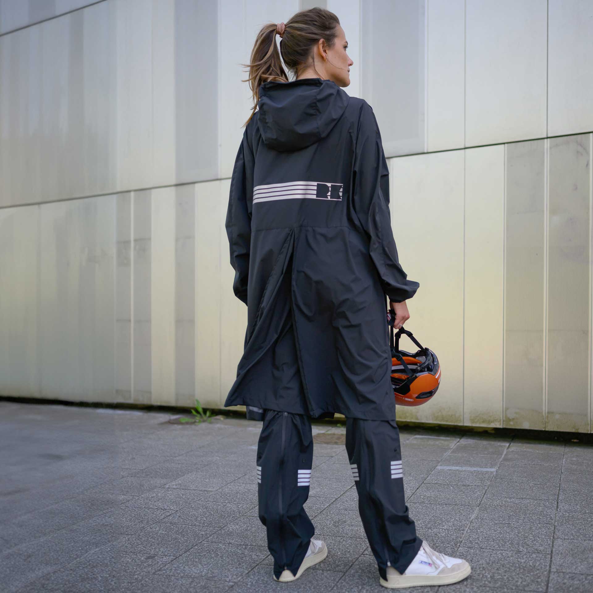 trench technique pour femme rekis version visibilité noir